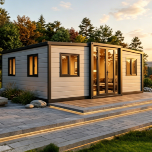 Expanding container houses