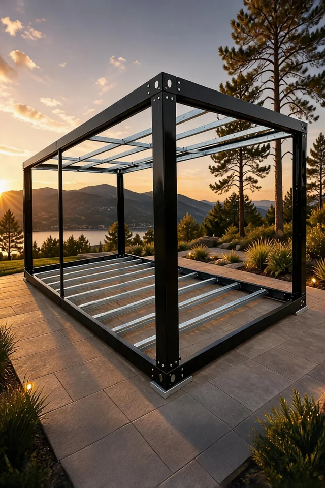 Detachable Container home steel frame